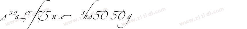 LTZapfino Three字体转换